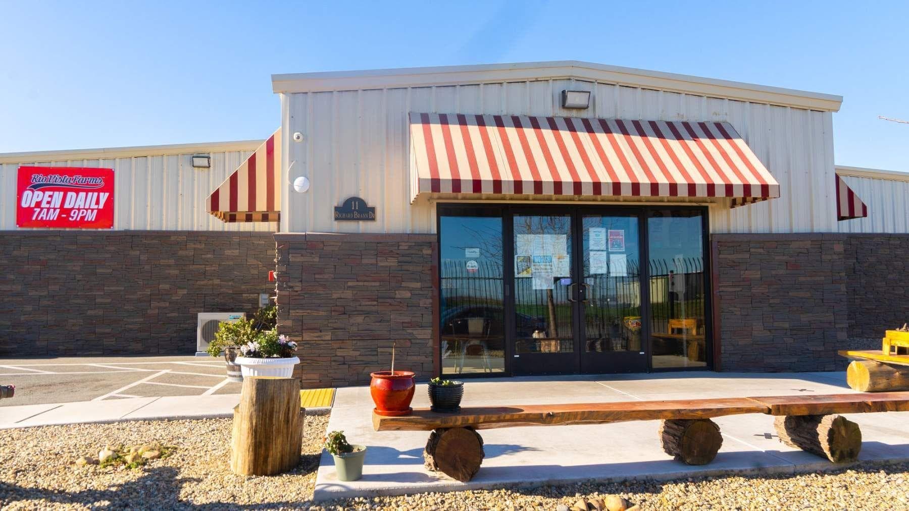 Rio Vista Farms™ storefront exterior in Rio Vista California