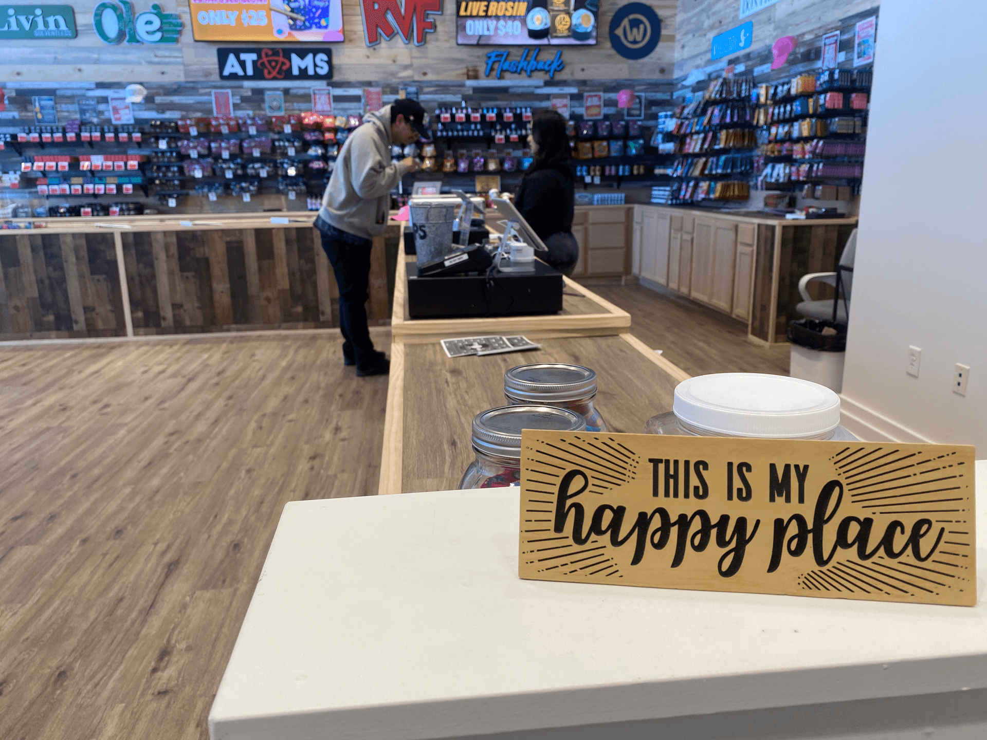 Inside Tracy Farms™ cannabis dispensary in Tracy California